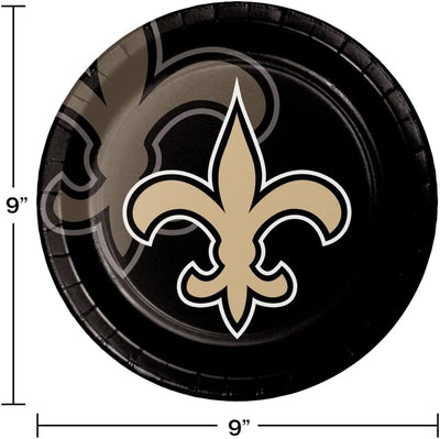 Kit fiesta platos servilletas New Orleans Saints 72 Uds