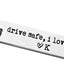 Llavero I Love You para Pareja Regalo Coche