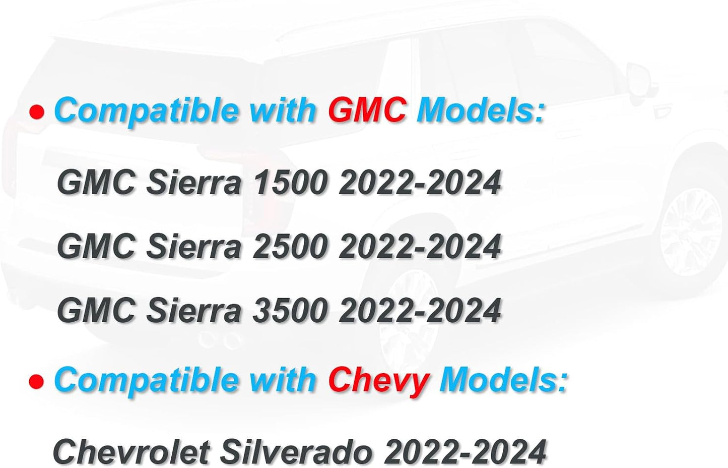 Llavero inteligente Chevy Silverado 22-25 comp GMC Sierra