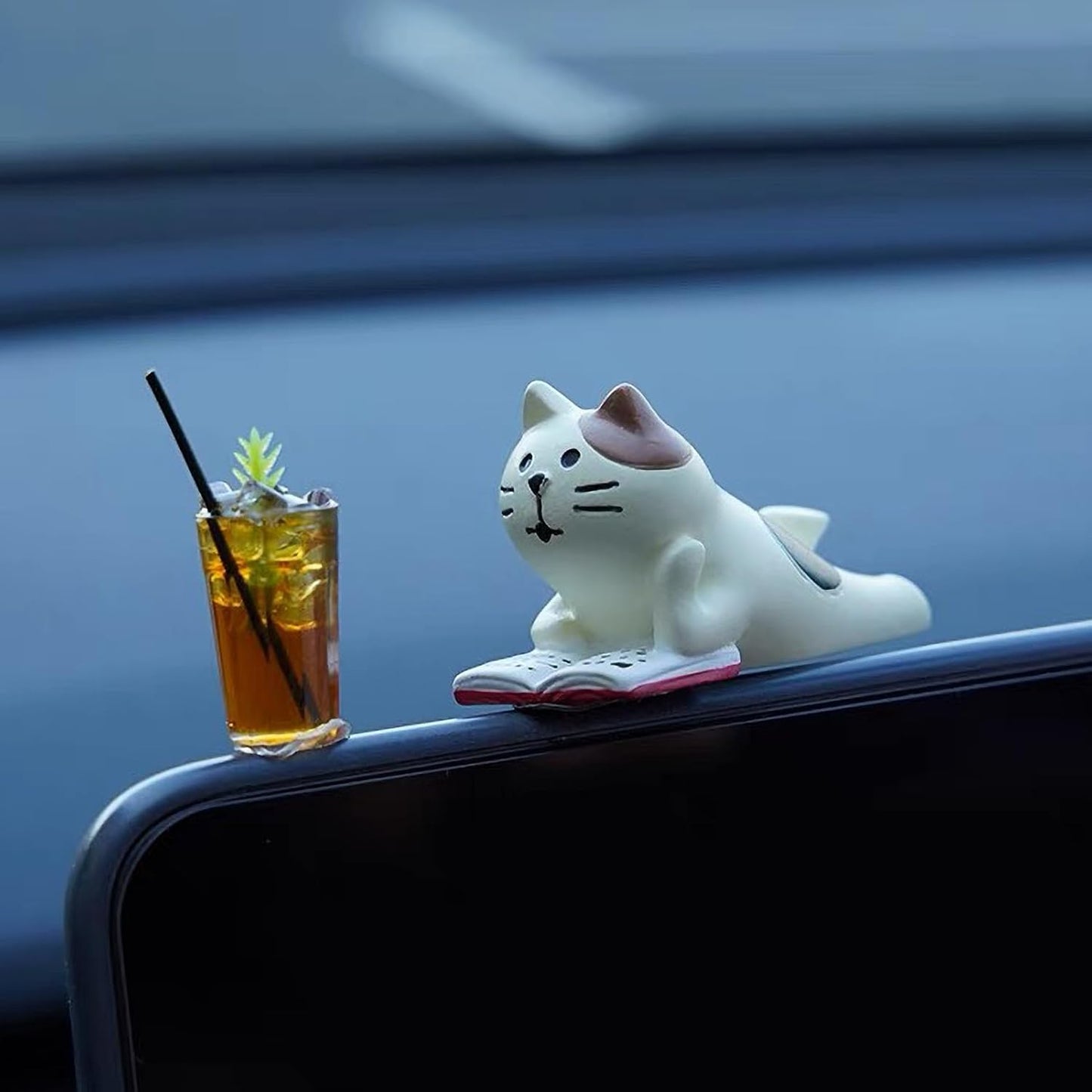 Adorno gato suerte decoración tablero auto y hogar