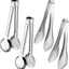 4 Pinzas Servir 9pulg Acero Inox Bufé Fiestas Plateado