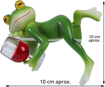 Figura rana miniatura decoración jardín regalo mujer