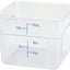 Recipiente cuadrado almacenamiento 11.36L transparente