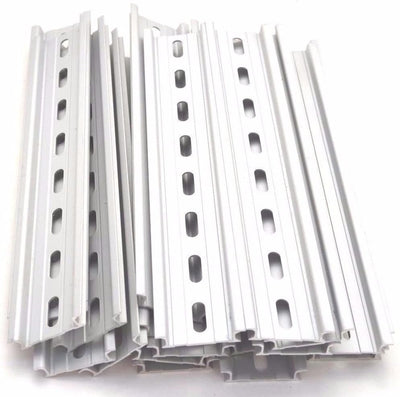 Riel din ranurado aluminio 8pulg 1.378x0.295pulg