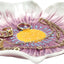 Plato cerámica floral para anillos Navidad 6.5x1.4"