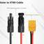 Cable XT90 hembra 6ft 10 AWG para generador solar