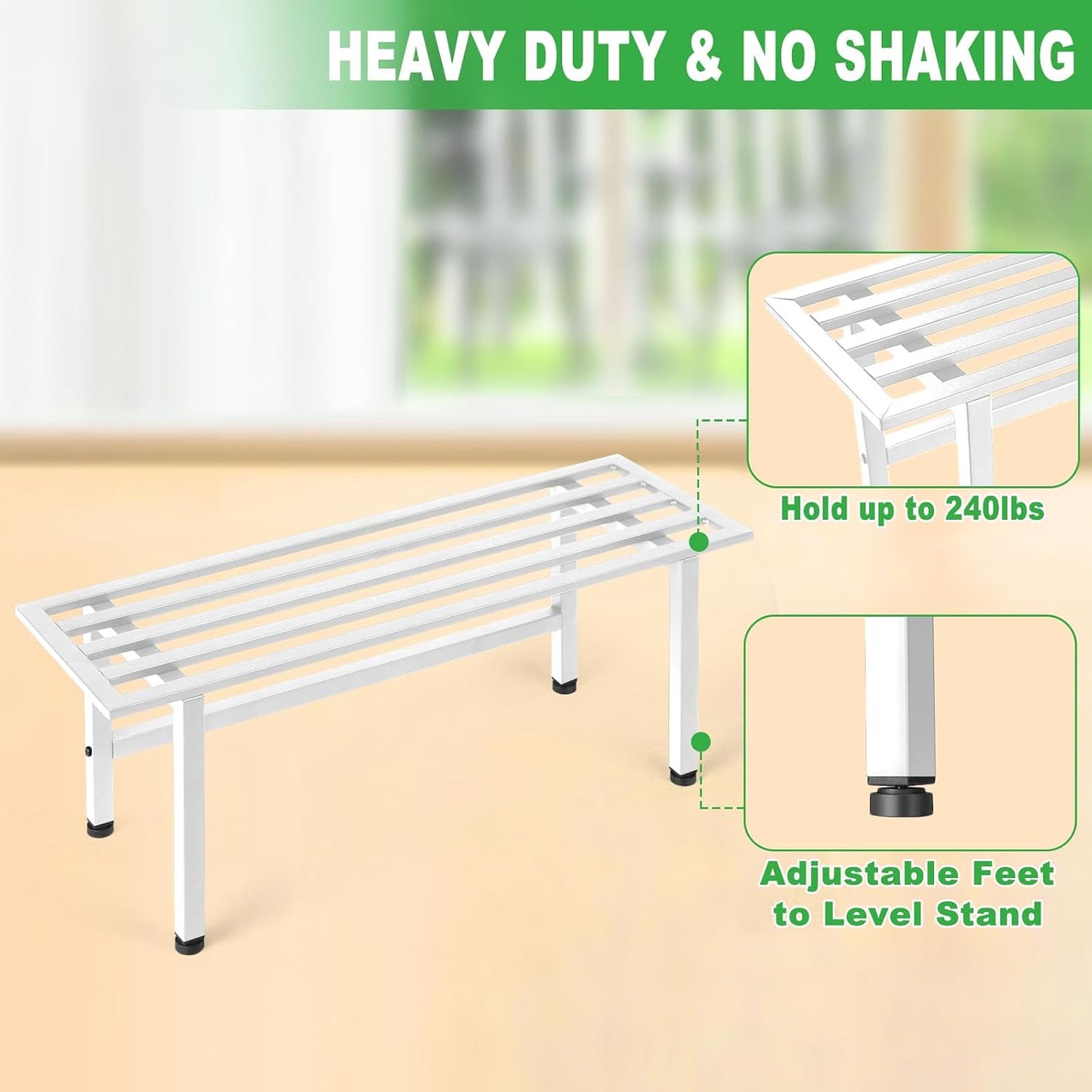 2 Soportes Metal para Plantas 26x10.12x8.75