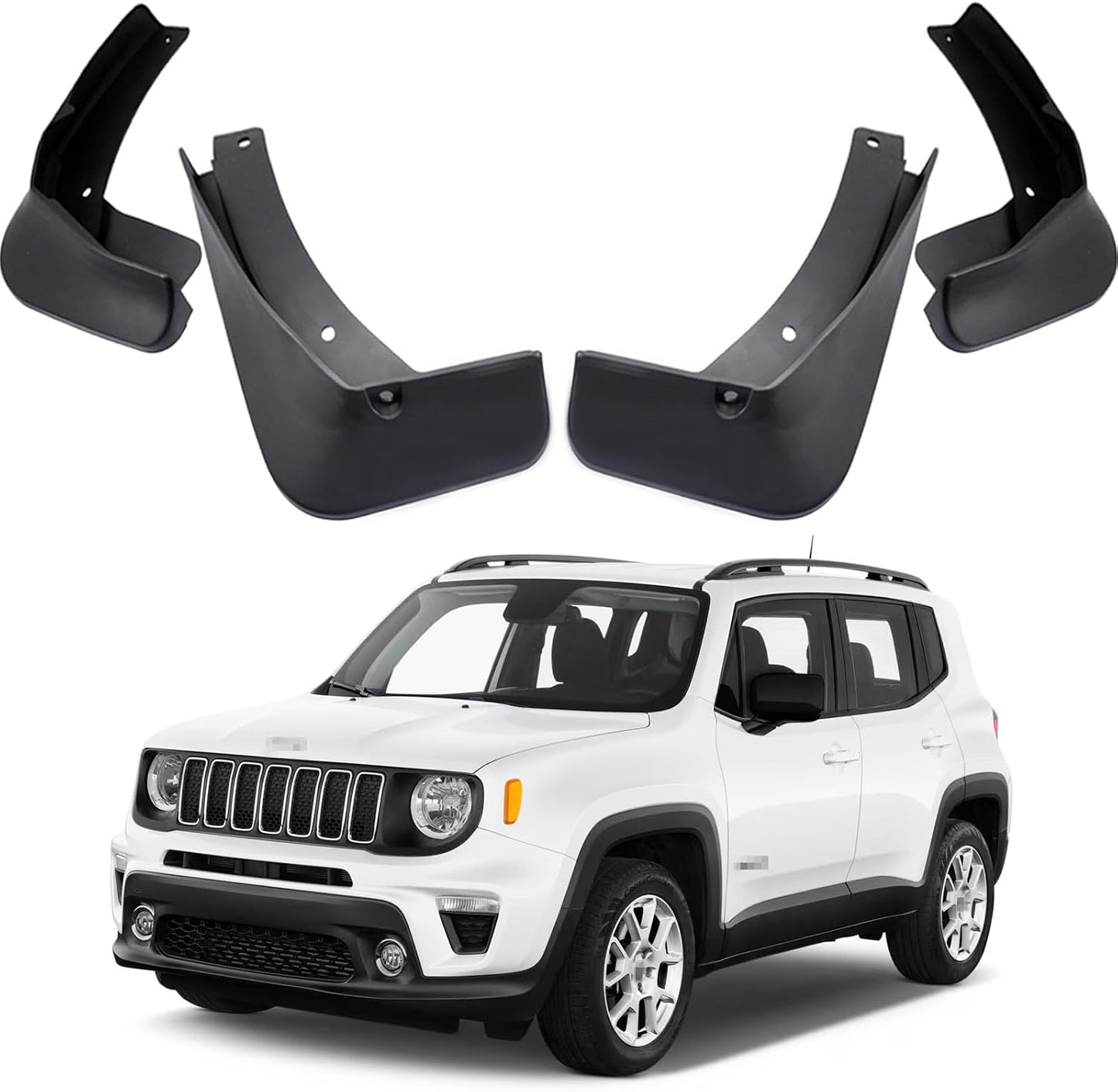 Defensas barro Jeep Renegade 15- Set 4 protectores lodo