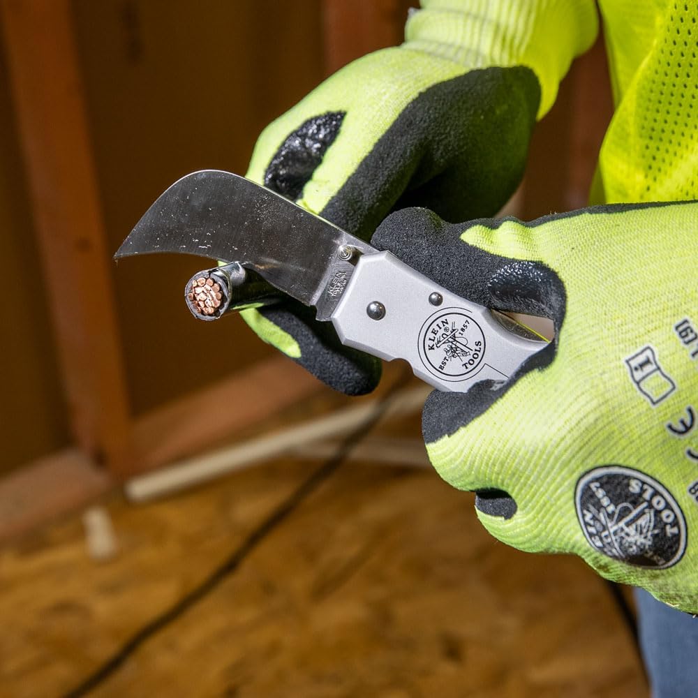 Cuchillo Klein con bloqueo hoja Hawkbill 2-5/8pulg aluminio