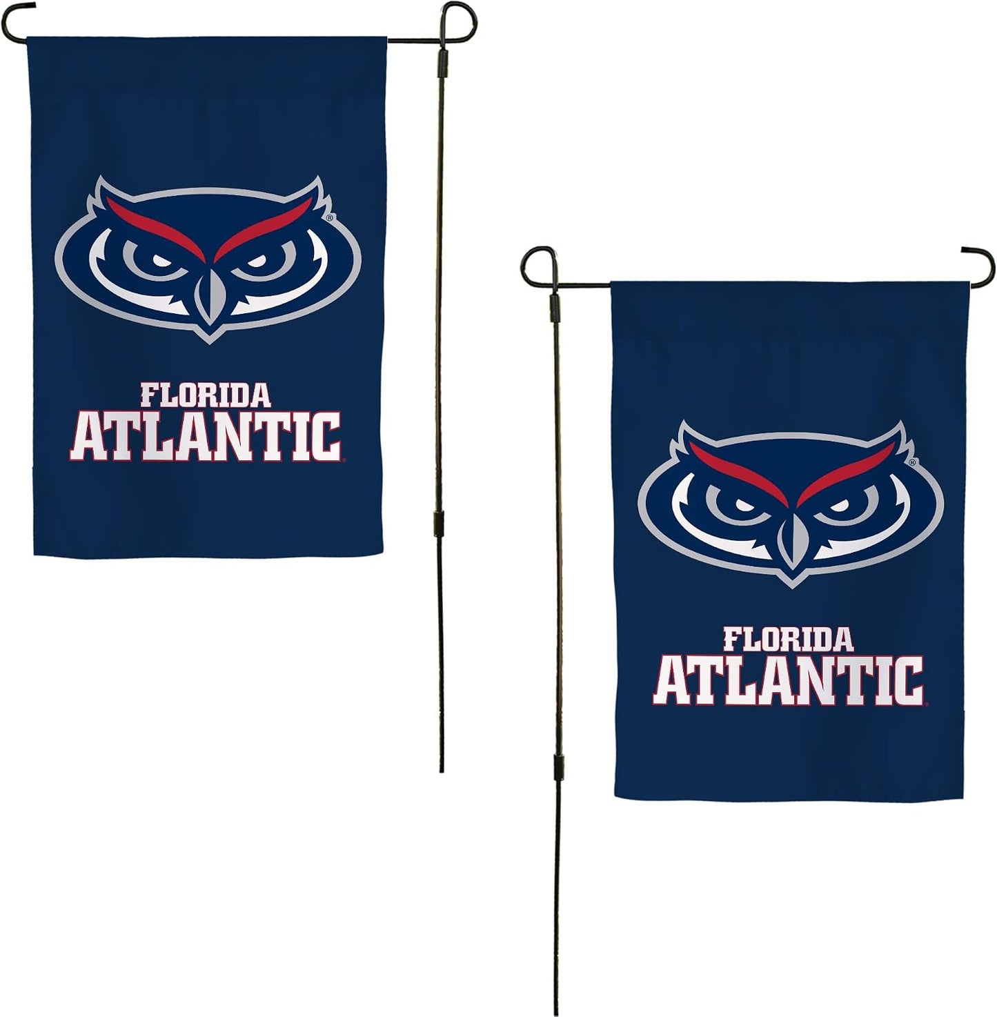 Bandera jardín Universidad Florida 19x12pulg búhos Atlántico