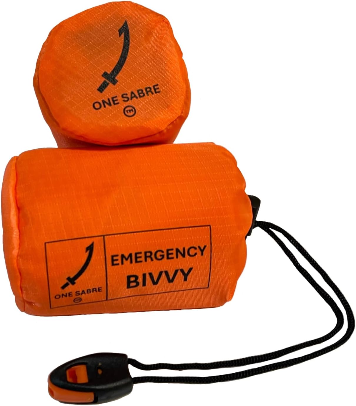 Bolsa emergencia Mylar saco dormir refleja calor con silbato