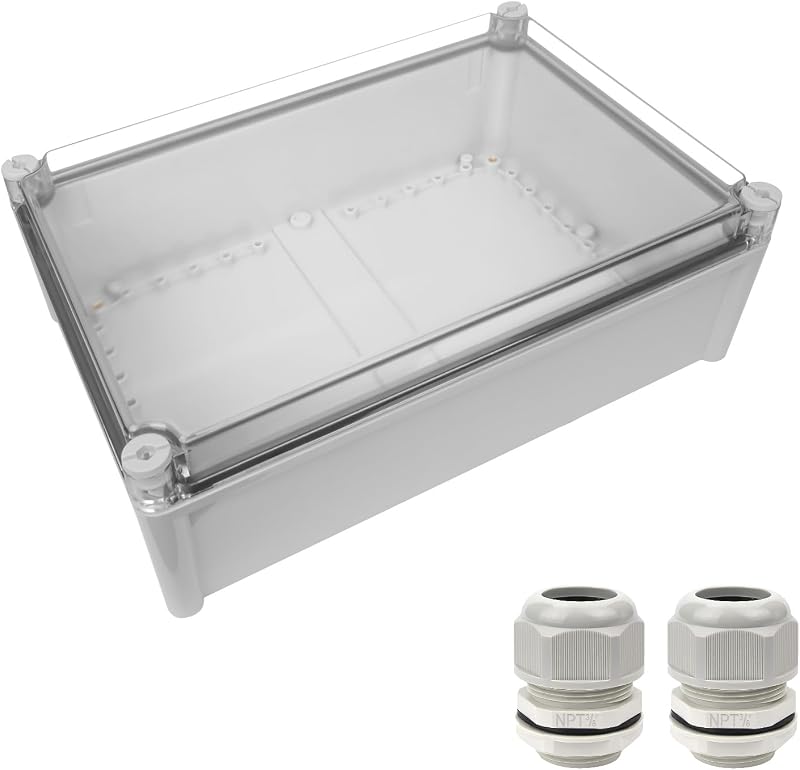Caja eléctrica IP67 impermeable plástico DIY 15x11x5.1"