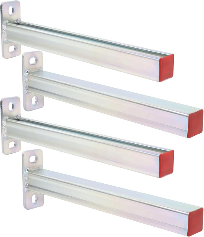 4 Soportes Acero 16" para Estantería y Tubos