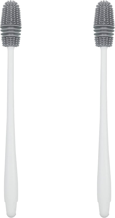 2 Pack Cepillos Botellas Mango Largo Limpiador Cuello Estrecho