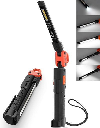 Luz trabajo recargable 400lm magnética para auto
