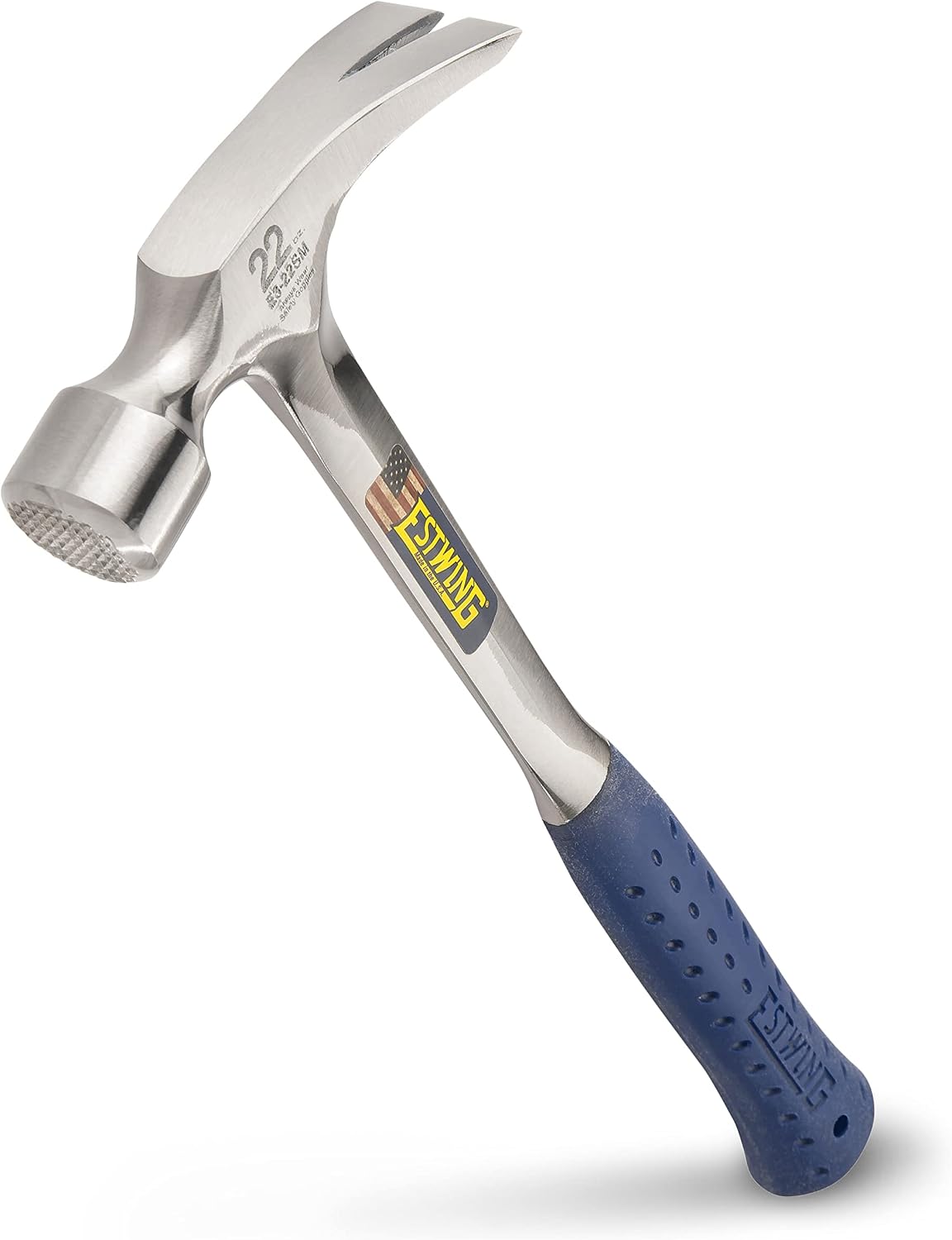 Martillo enmarcado 22oz garra recta cara fresada