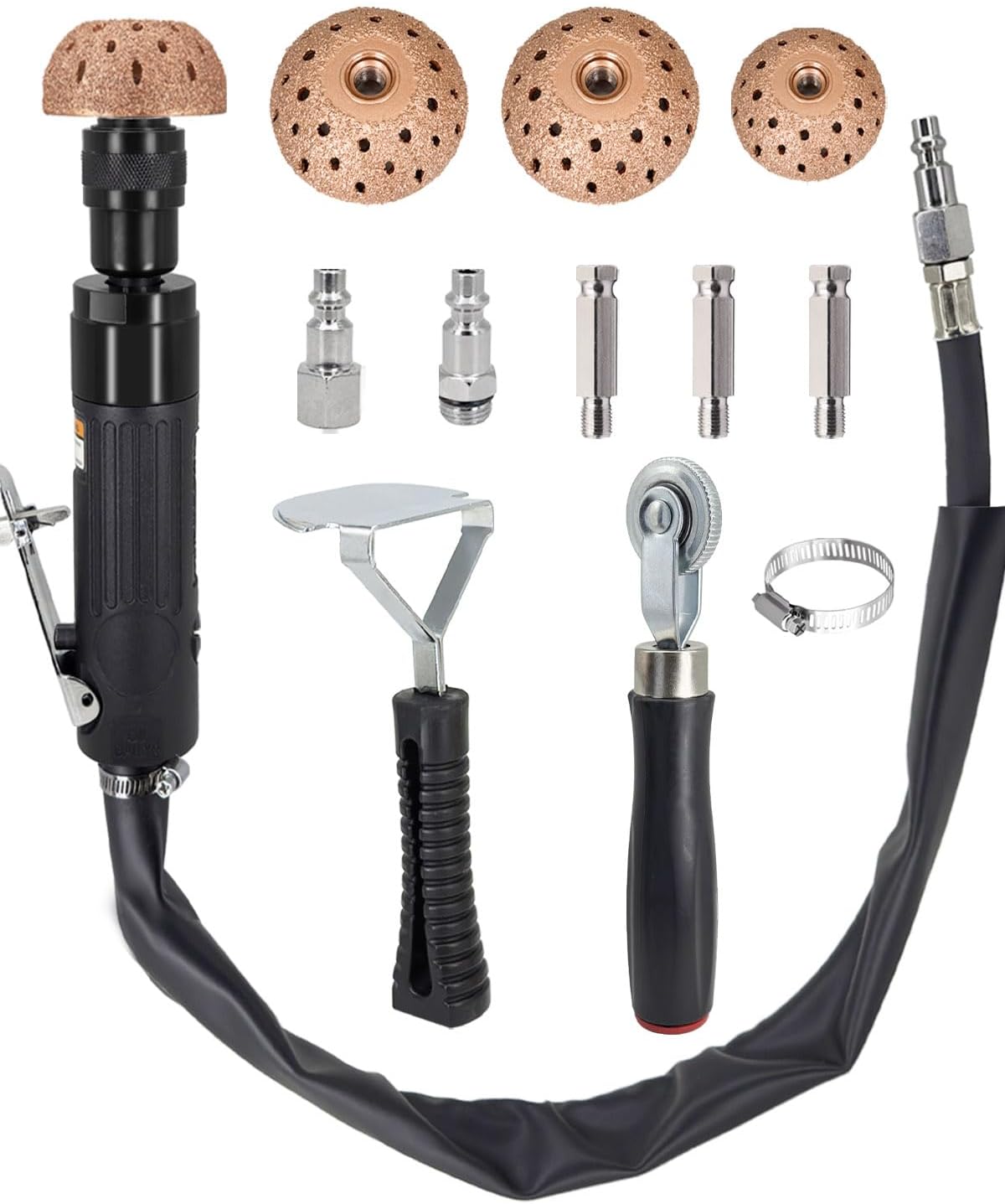 Kit reparación neumáticos con amoladora 2500rpm