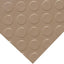 Piso PVC metálico con relieve circular