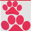 Palo de paddle para perros SUP con diseño de huellas