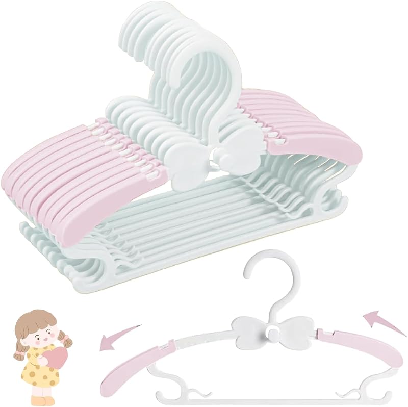 Perchas ajustables para bebé 11-14.5pulg rosa