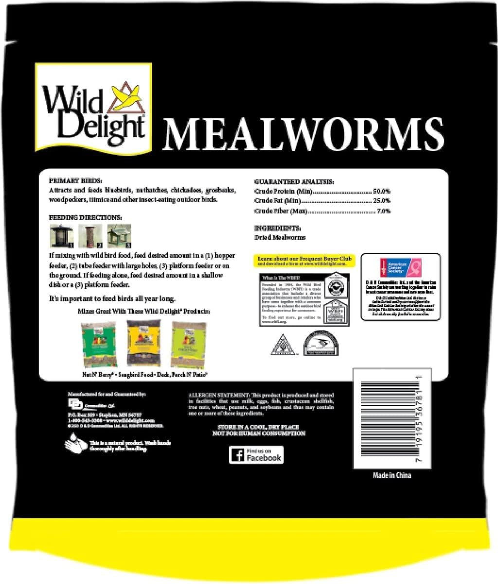 Alimento pájaros silvestres bolsa 16oz marrón