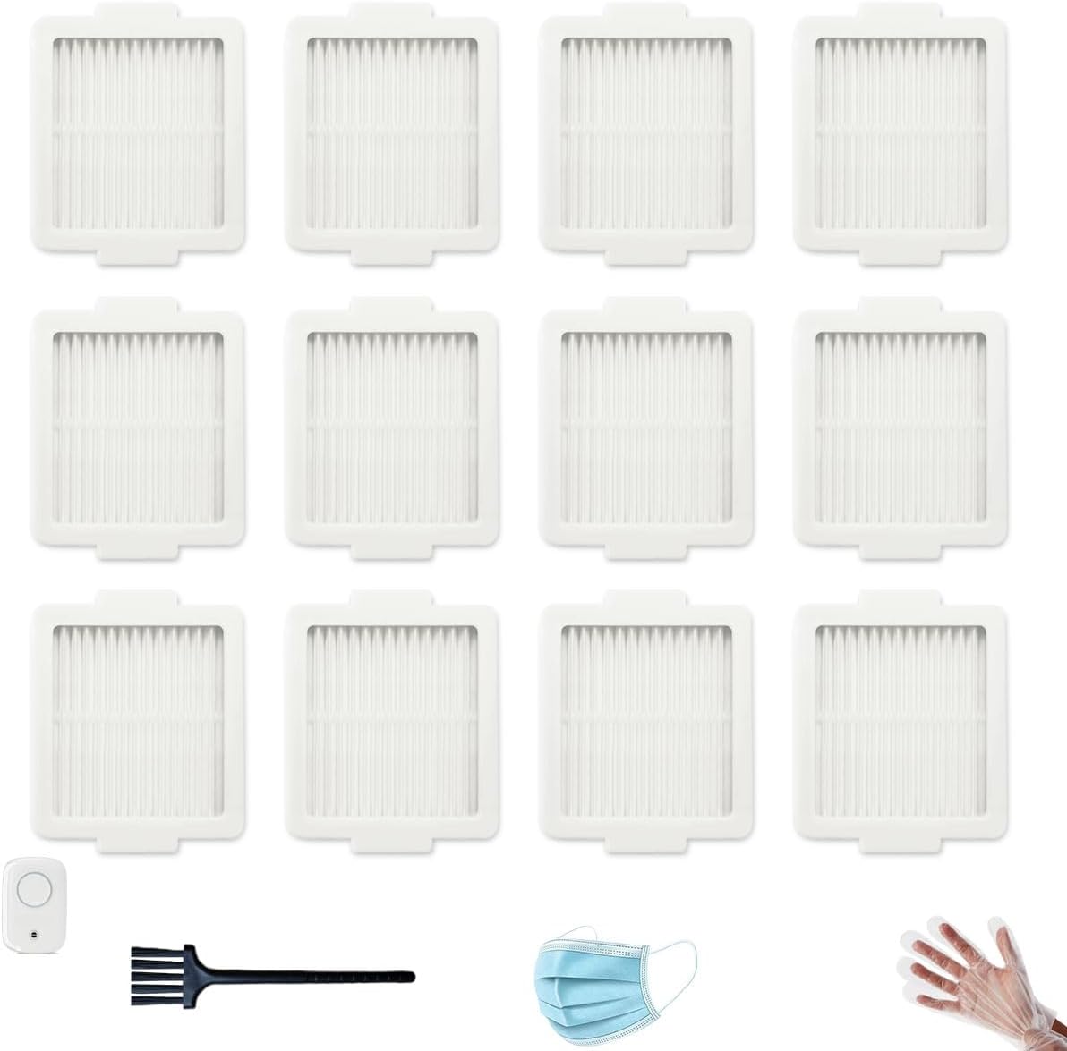Filtro HEPA repuesto Breathe Pure Plus 12 pzas con cepillo