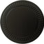 Cubierta conducto chimenea metal negro ajustable 4-8"