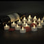 12 Velas LED Té Blanco Cálido Parpadeo 200h Decoración