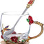 Taza cristal para mamá día de la madre regalo cumpleaños mujer