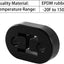 Percha escape goma ajuste universal 2 agujeros 0.47pulg