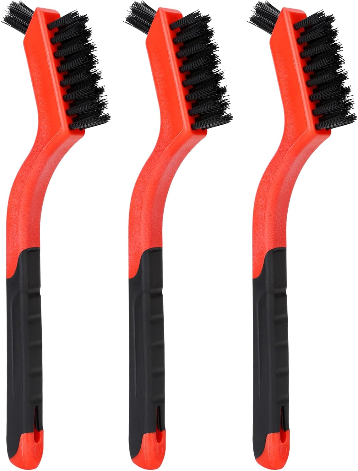 3 Pzas Cepillos Nylon para Detalles Coche Espacios Estrechos