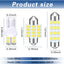 20 Pzas Bombilla LED T10 12V 6000K Universal Coche