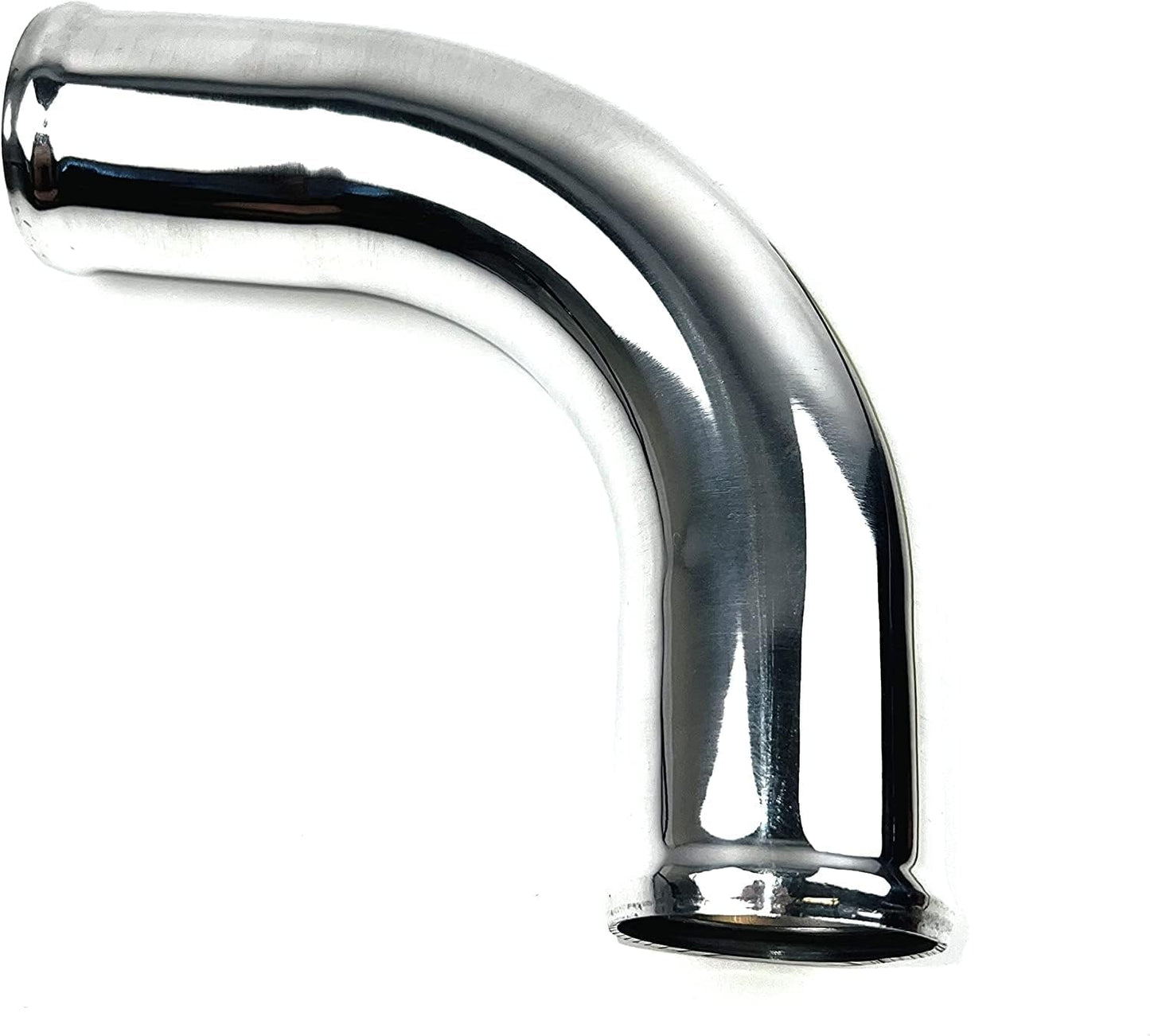 Tubo aluminio universal 3" 90 grados para turbo