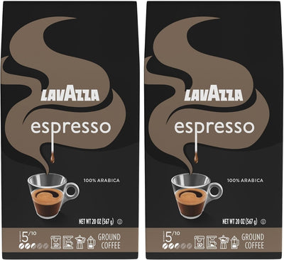 Café molido expreso Lavazza 100% arábica 20oz set 2