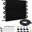 Kit enfriador aceite transmisión aluminio 10 pasos negro