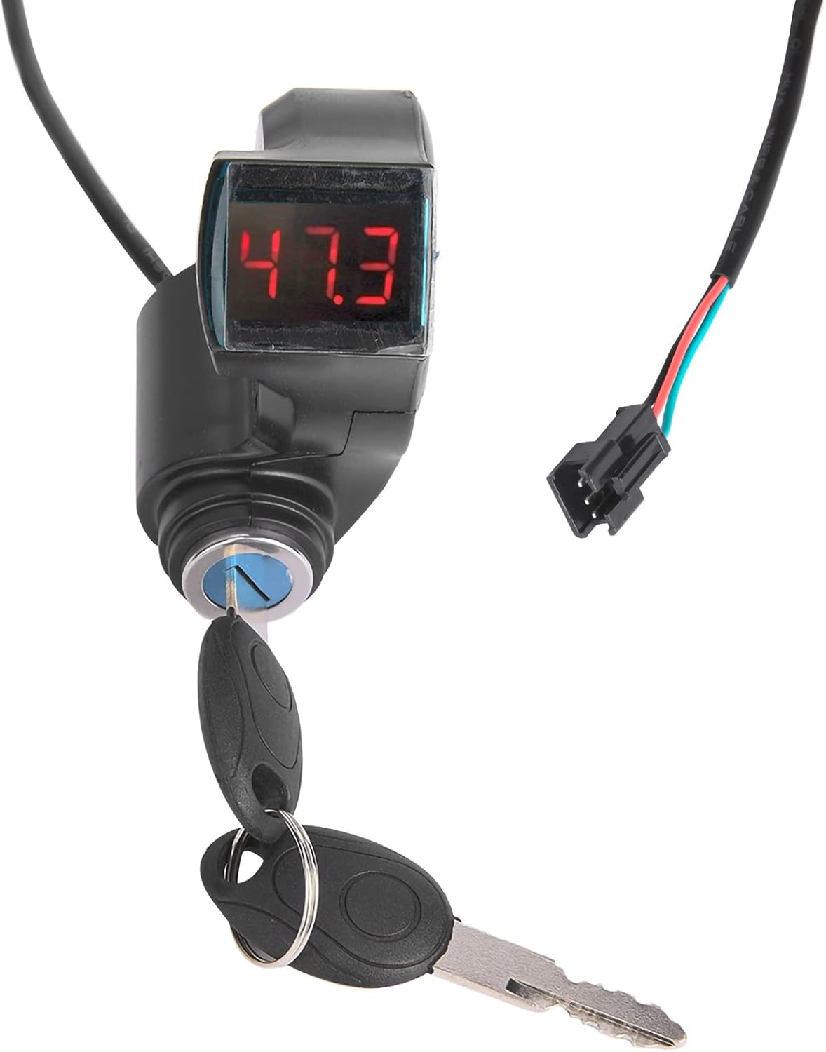 Pantalla voltaje bicicleta eléctrica 12v-84v con acelerador led