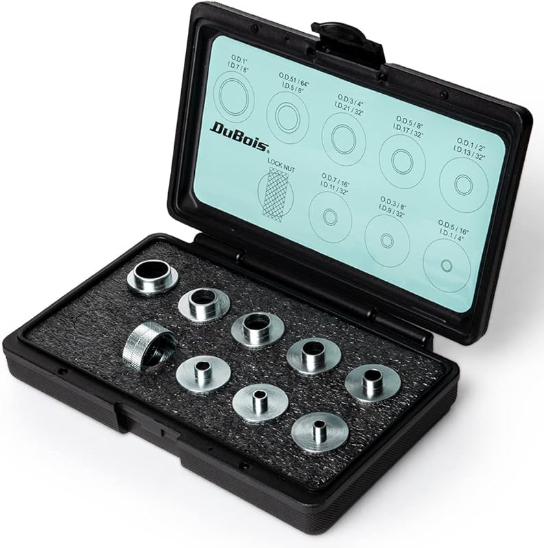 Set 10 guías enrutador estilo cable Porter con estuche