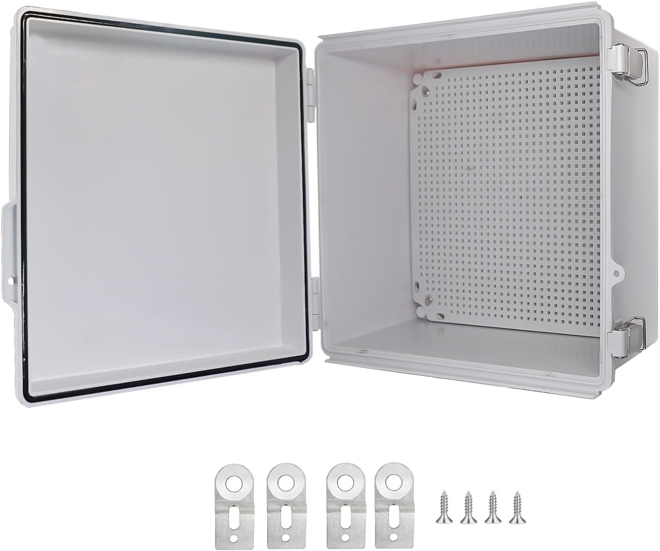 Caja eléctrica plástico ABS con pestillo acero inox