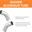 Tubo aluminio 45 grados para interenfriador 3" OD