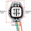 Conector sensor O2 comp Toyota 4RUNNER CAMRY COROLLA TACOMA