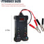 Probador batería automóvil 12V con pantalla LCD y LED