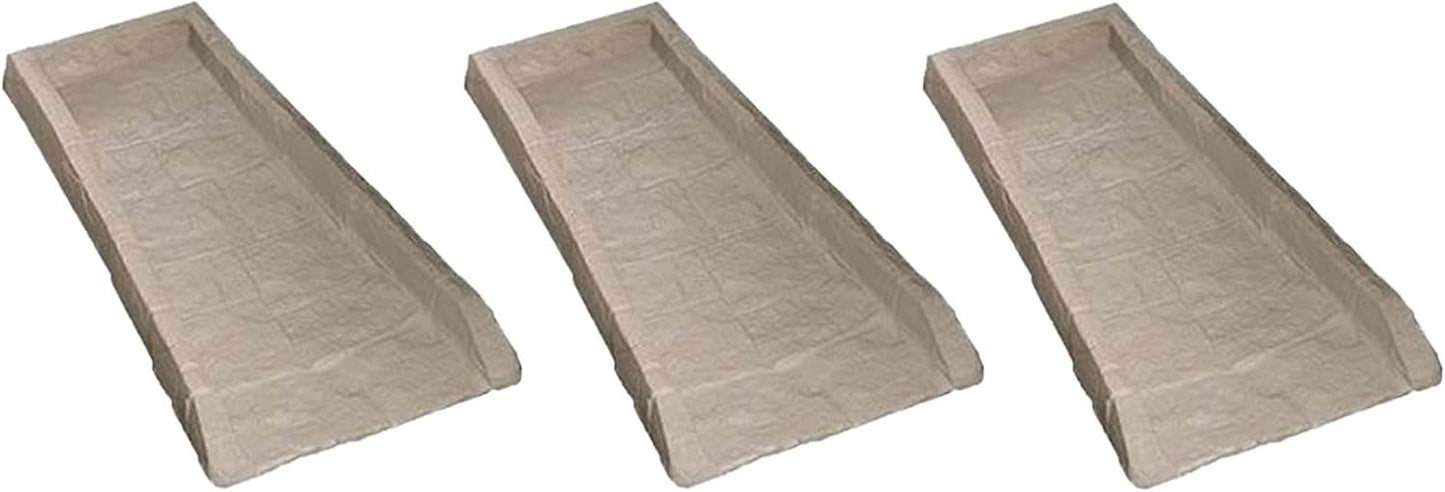Canaleta lluvia decorativa Taupe set 3