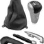 Set perillas cambio manual 5 velocidades cuero Honda Civic