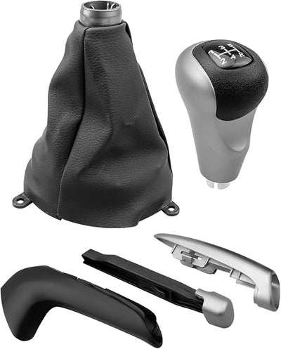 Set perillas cambio manual 5 velocidades cuero Honda Civic