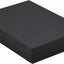 Joyeros algodón negro mate 7x5" set 10