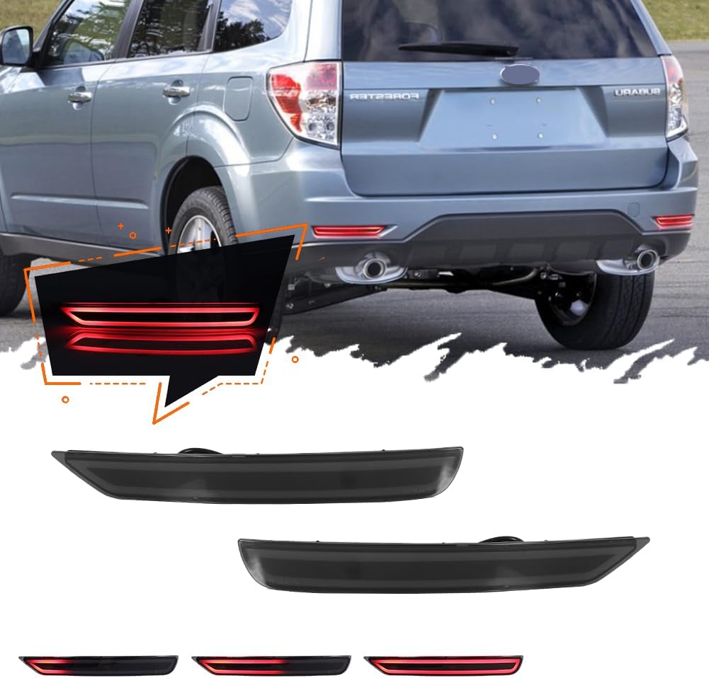 Reflector 3en1 parachoques trasero Subaru Forester