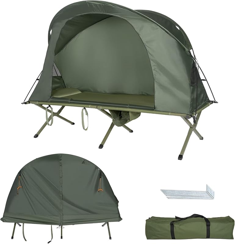 Set tienda campaña 4en1 plegable 1 persona funda impermeable