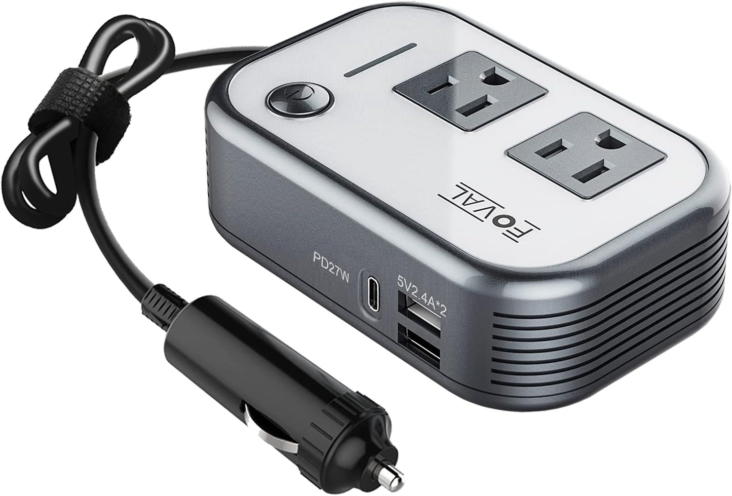 Inversor automóvil 200W 12V a 110V CA USB-C PD 27W