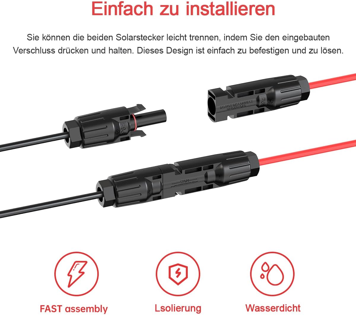 Cable XT60 10AWG 25ft para estación energía portátil