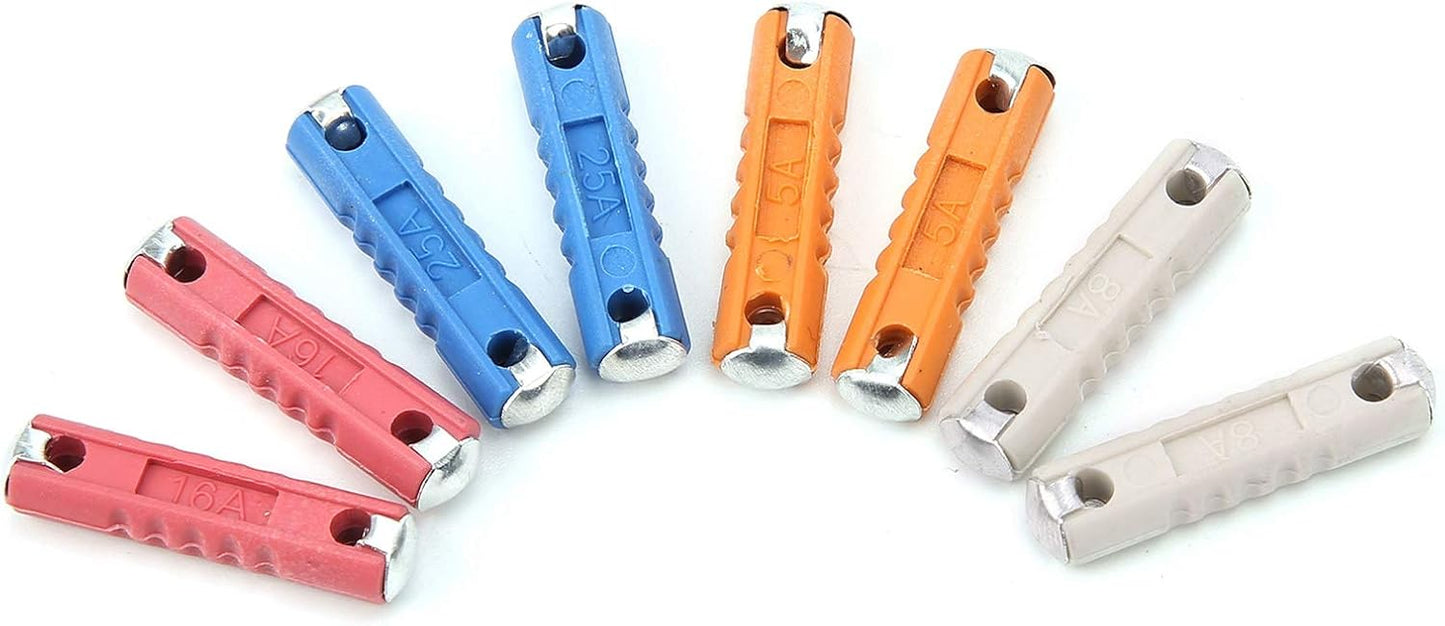 Kit 50 Pzas Torpedo Clásico 5A 8A 16A 25A para Autos